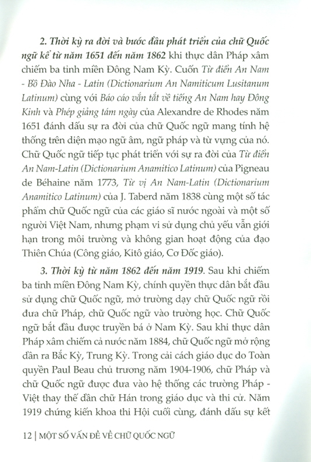 Một Số Vấn Đề Về Chữ Quốc Ngữ