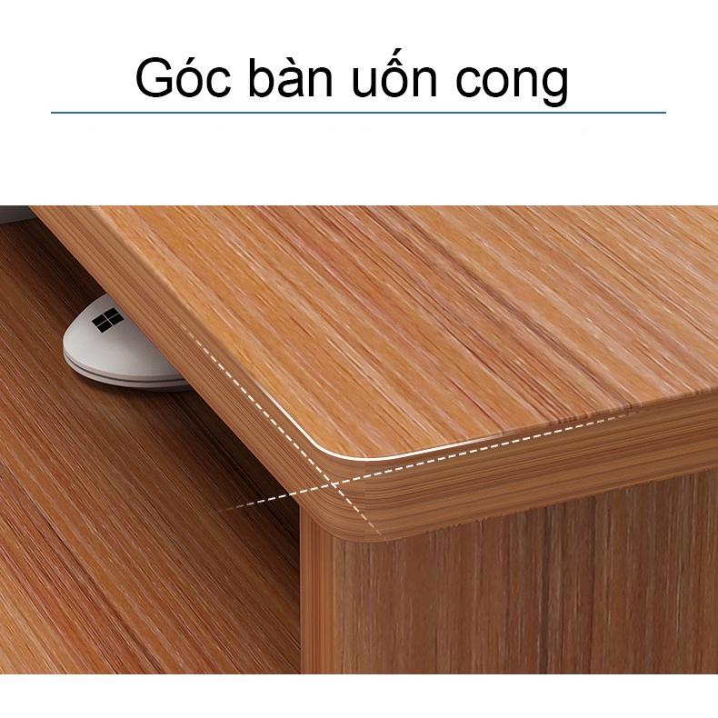 Bàn làm việc, văn phòng tiện ích chất liệu gỗ MDF chống ẩm, dễ dàng lau chùi