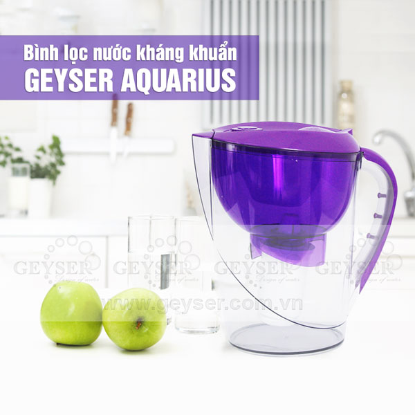 Bình lọc kháng khuẩn nano Geyser Aquarius