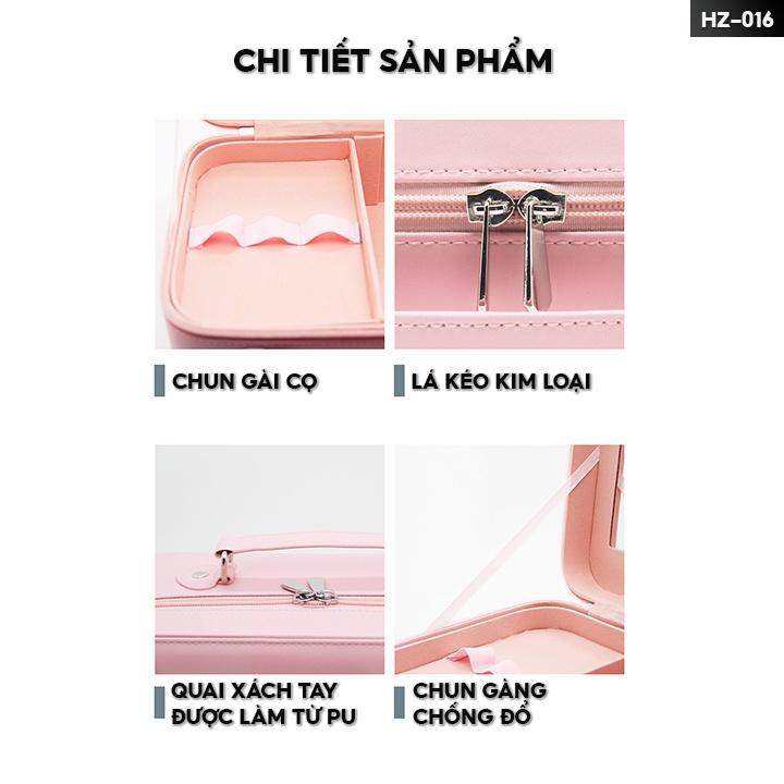 Túi Hộp Đựng Mỹ Phẩm Du Lịch Tiện Lợi Nhiều Màu Sắc Chứa Được Nhiều Dụng Cụ Trang Điểm HZ-016