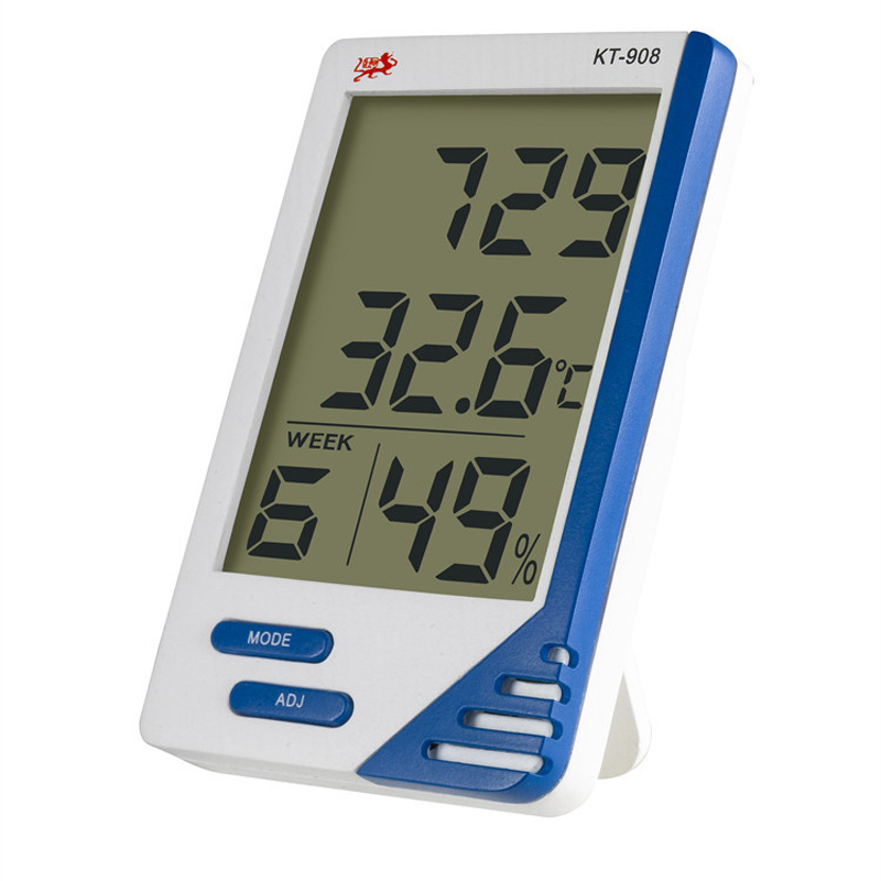 Đồng hồ đo nhiệt độ và độ ẩm 3 chức năng KT - 908