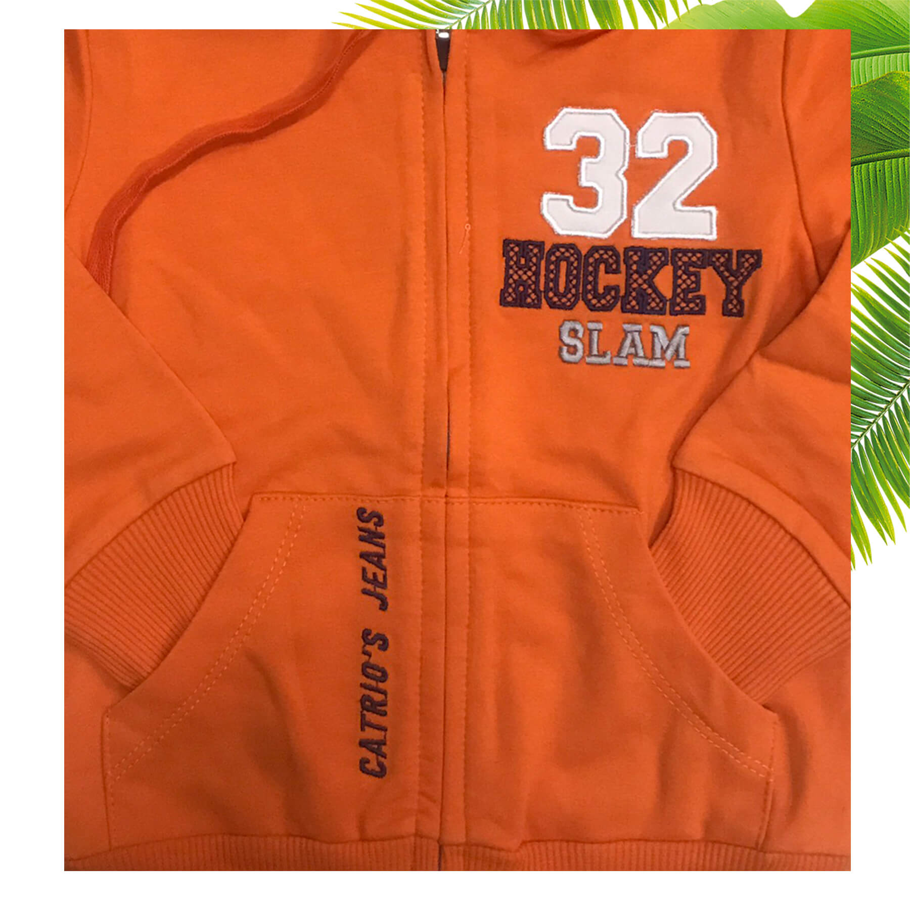 ÁO KHOÁC TRẺ EM CATRIO TỪ 2 ĐẾN 14 TUỔI hình HOCKEY 32, 100% cotton an toàn, kéo khóa dọc, có mũ là loại quần áo trẻ em giữ ấm nhẹ nhàng vào mùa thu cho bé