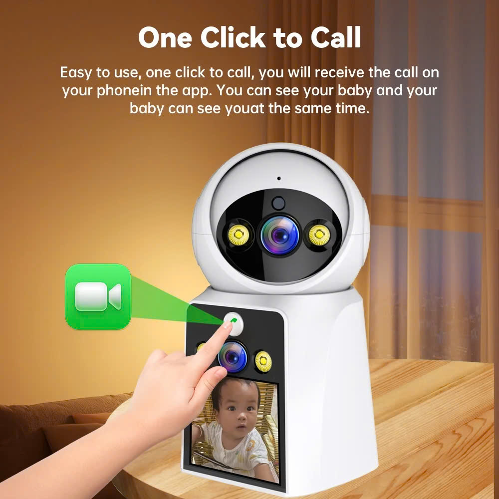 Camera WiFi Yoosee YSP215 2 Mắt Call Video - Đàm Thoại 2 Chiều, Nghe Gọi Video Trực Tiếp - Hàng chính hãng