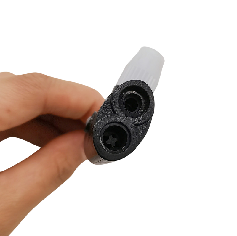 Đầu Bơm Hơi Xe Máy/ Xe Đạp phổ thông/ van nhọn (Schrader/Presta) Đầu Đôi Đa Năng Phụ Kiện (đường kính ống vào 7.3mm) - Mai Lee