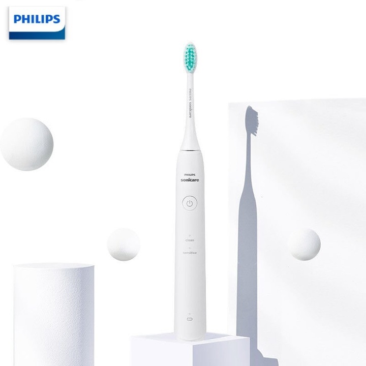 Bàn chải đánh răng điện thương hiệu cao cấp Philips Sonicare HX2431 - 30.000 lần rung mỗi phút - HÀNG NHẬP KHẨU