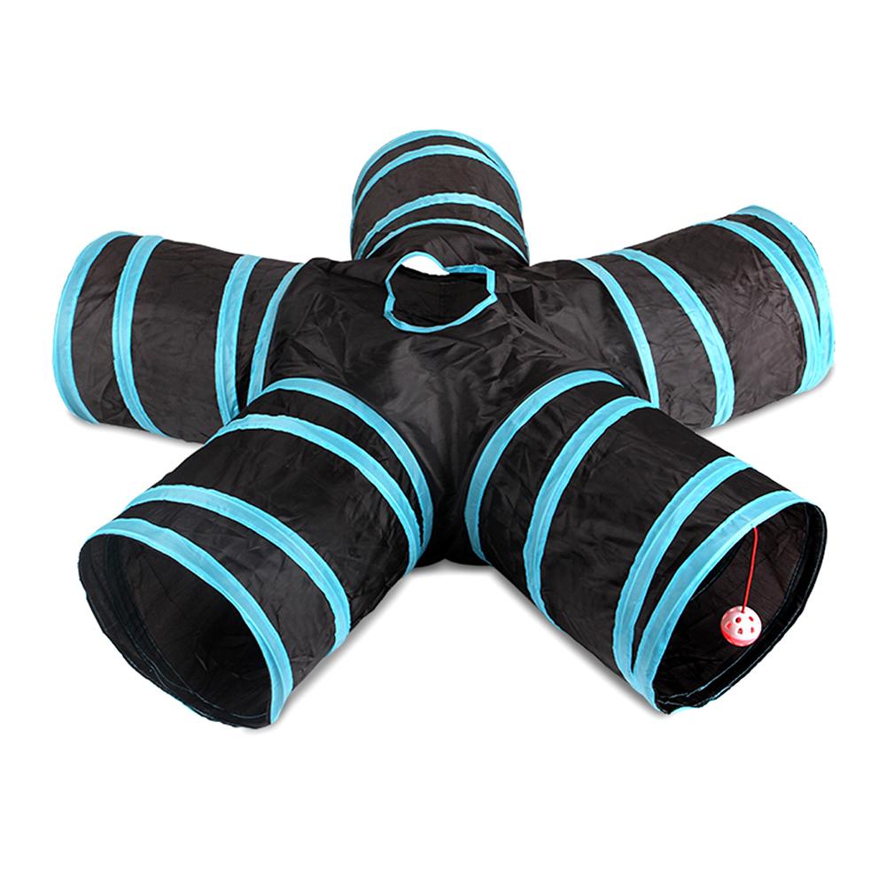 Đường hầm trong nhà cho mèo 5 ống, Đồ chơi cho thú cưng