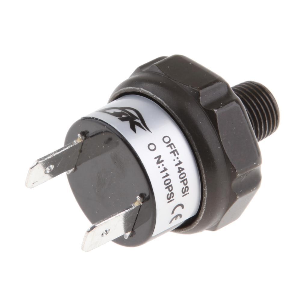 4x Air Pressure Switch Tank Mount Type Thread 1/4'' 1/8'' NPT 12V for Train/Air