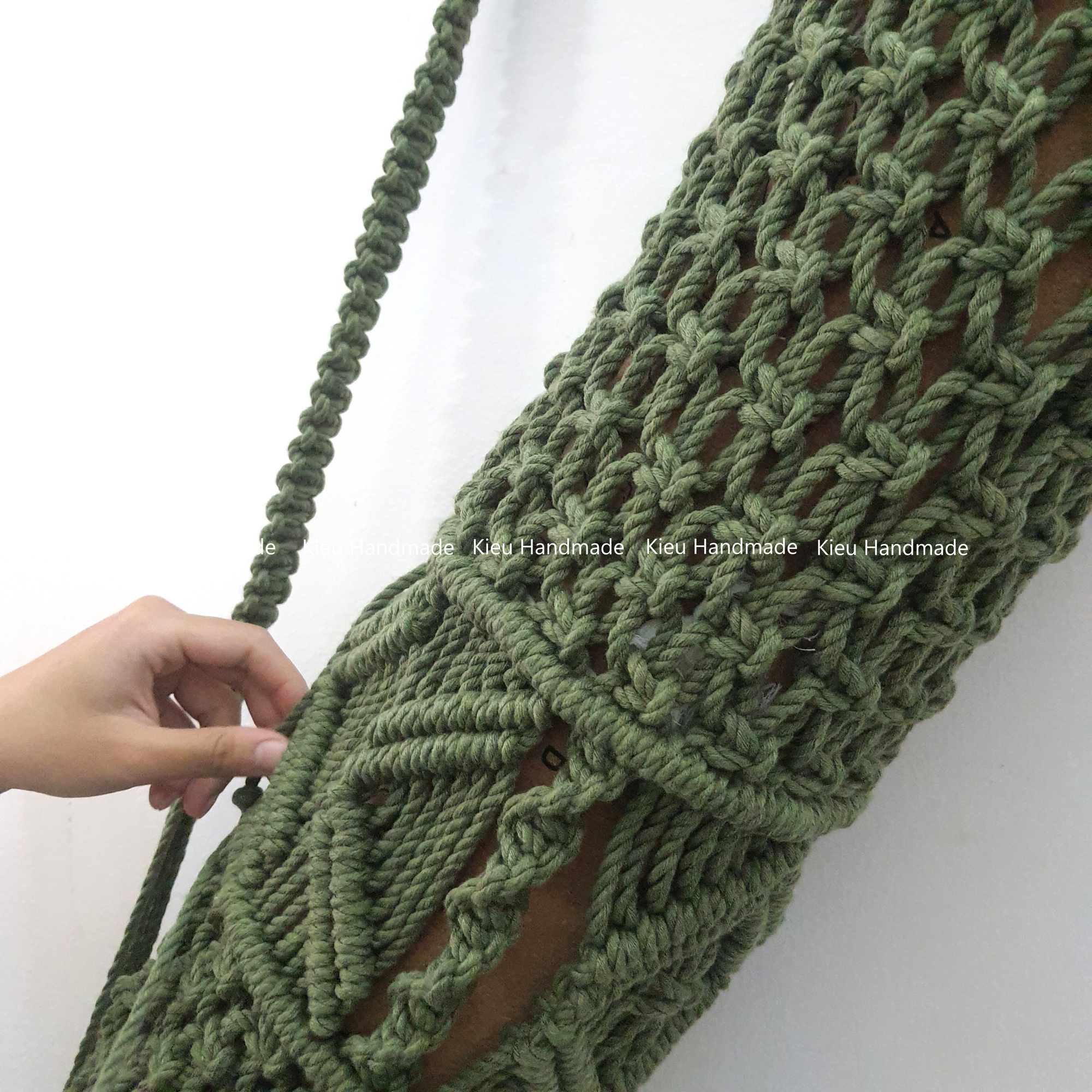 Túi đựng thảm tập yoga macrame độc đáo