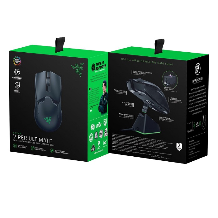 Chuột Razer Viper Ultimate-Wireless-Charging Dock_RZ01-03050100-R3A1- HÀNG CHÍNH HÃNG