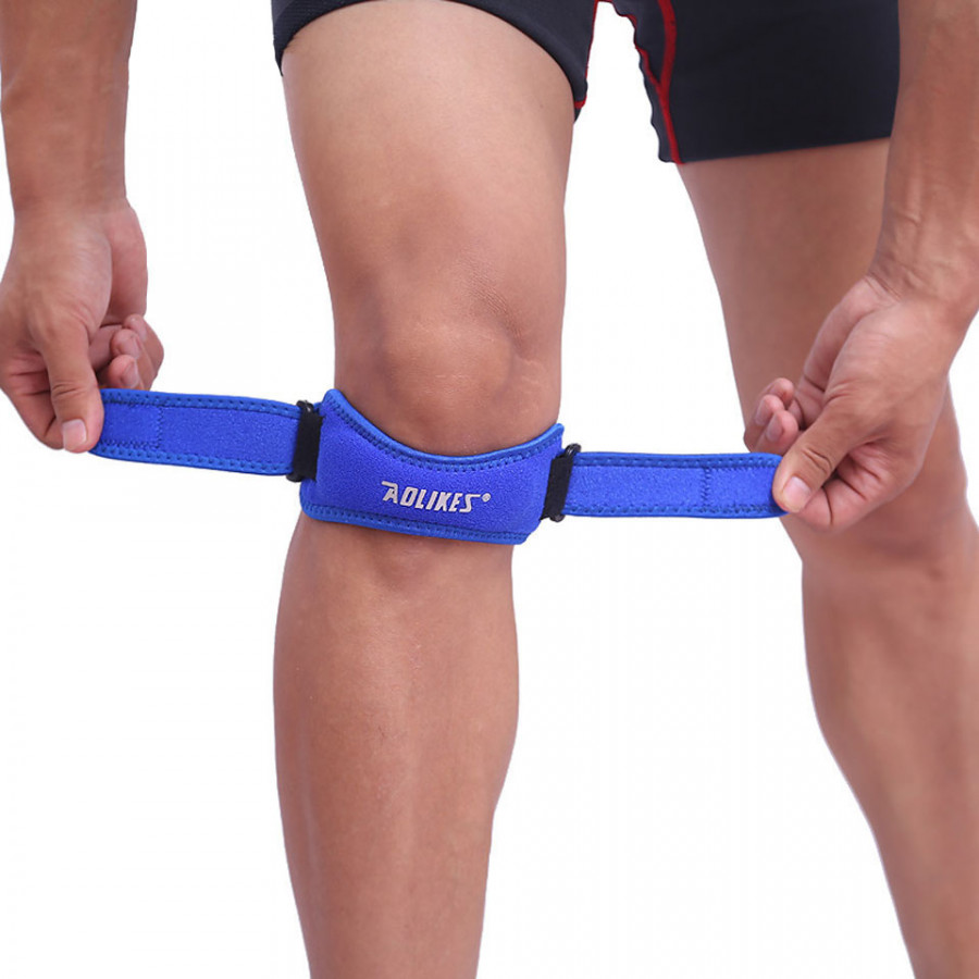 Đai Miếng Đệm Đầu Gối Hỗ Trợ Bảo vệ Xương Bánh Chè, Giảm Đau Cho Khớp Gối Sport Damping Patella Belt AOLIKES YE-7919