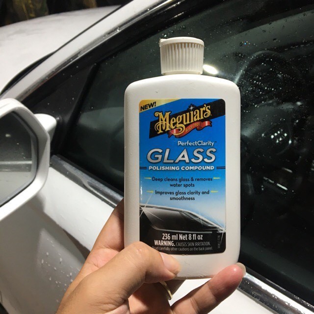 Combo Meguiar's Vệ sinh, làm sạch kính (tăng cường chống bám nước) đơn giản tại nhà (4SP), CB2405