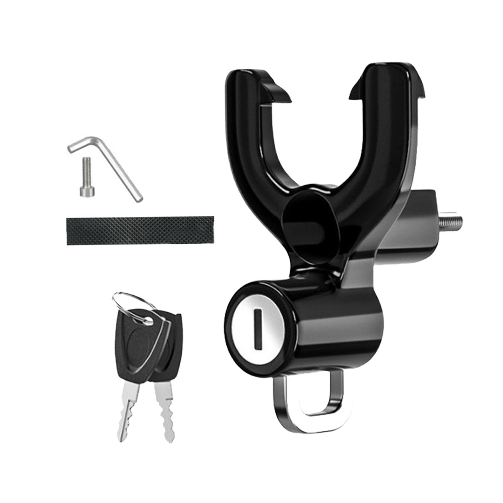 Motorcycle Lock Hook Waterproof Anti Rust Easy Installation Universal