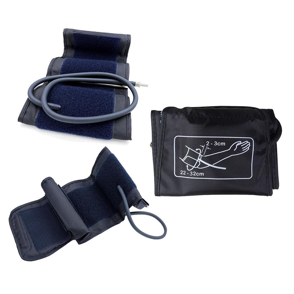 2Pcs Blood Pressure Cuff Arm Sphygmomanometer Oxford Nylon Sleeve 22-32cm
