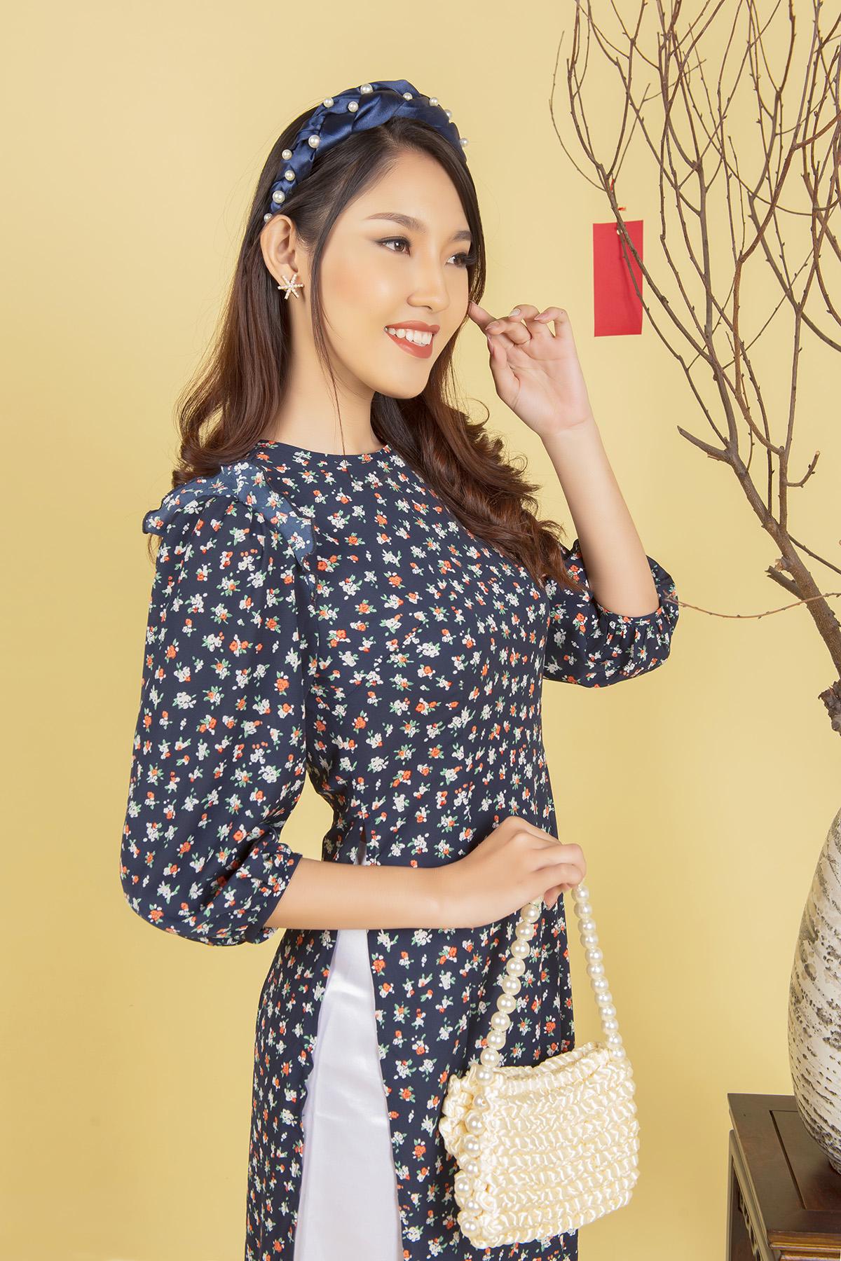 MAYBI - Áo dài Cẩm Chu
