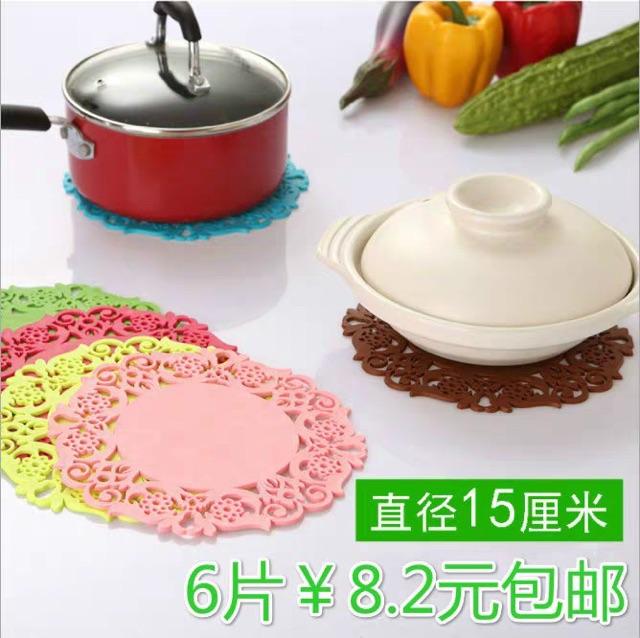 Miếng lót nồi nhựa lót cốc sylicon nhựa cao cấp