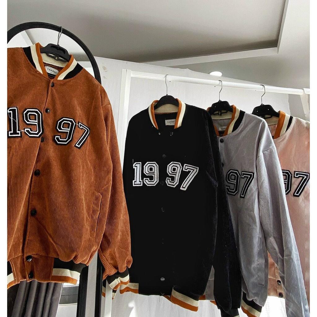 ÁO KHOÁC NHUNG NAM NỮ 1997 BOMBER UNISEX CHẤT LIỆU THOÁNG MÁT CHO MÙA HÈ 1HIT1 FASHION