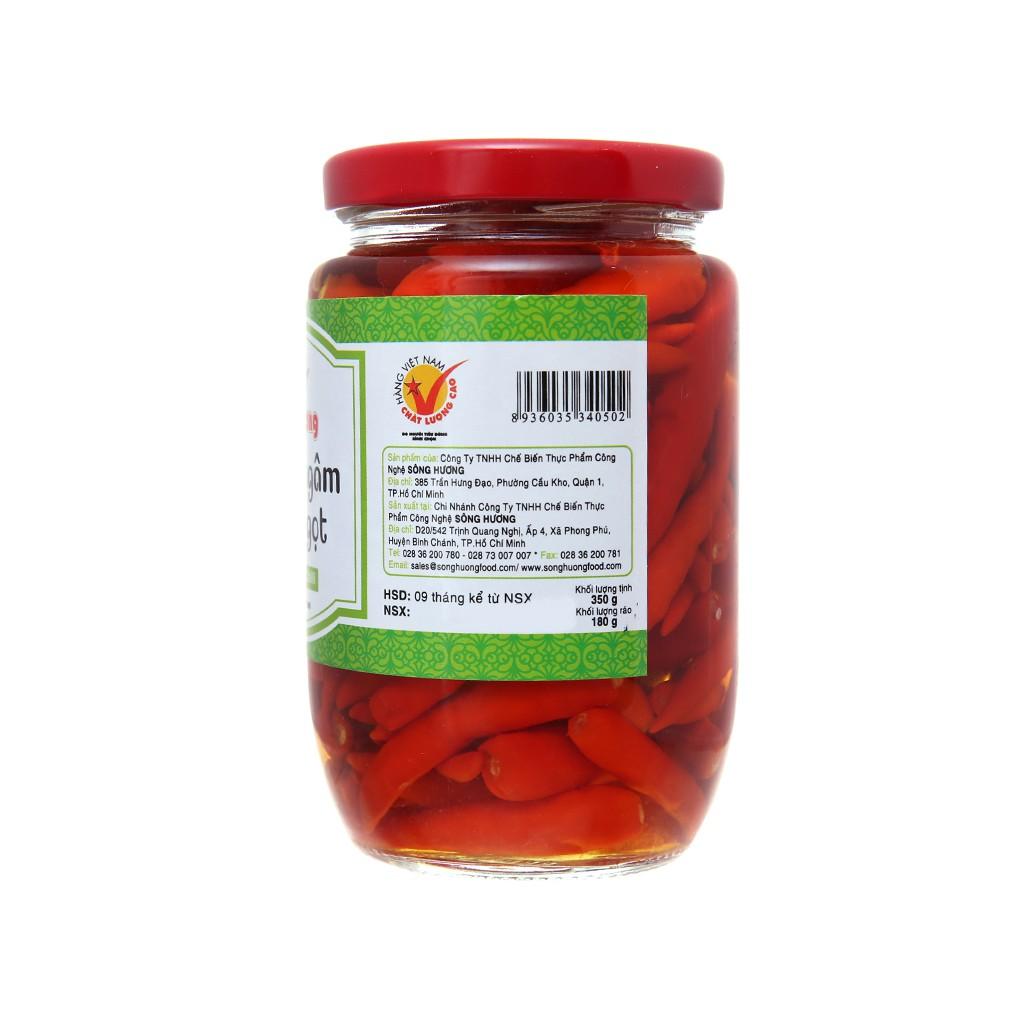 Ớt Ngâm Chua Ngọt Sông Hương Foods Hũ 160g