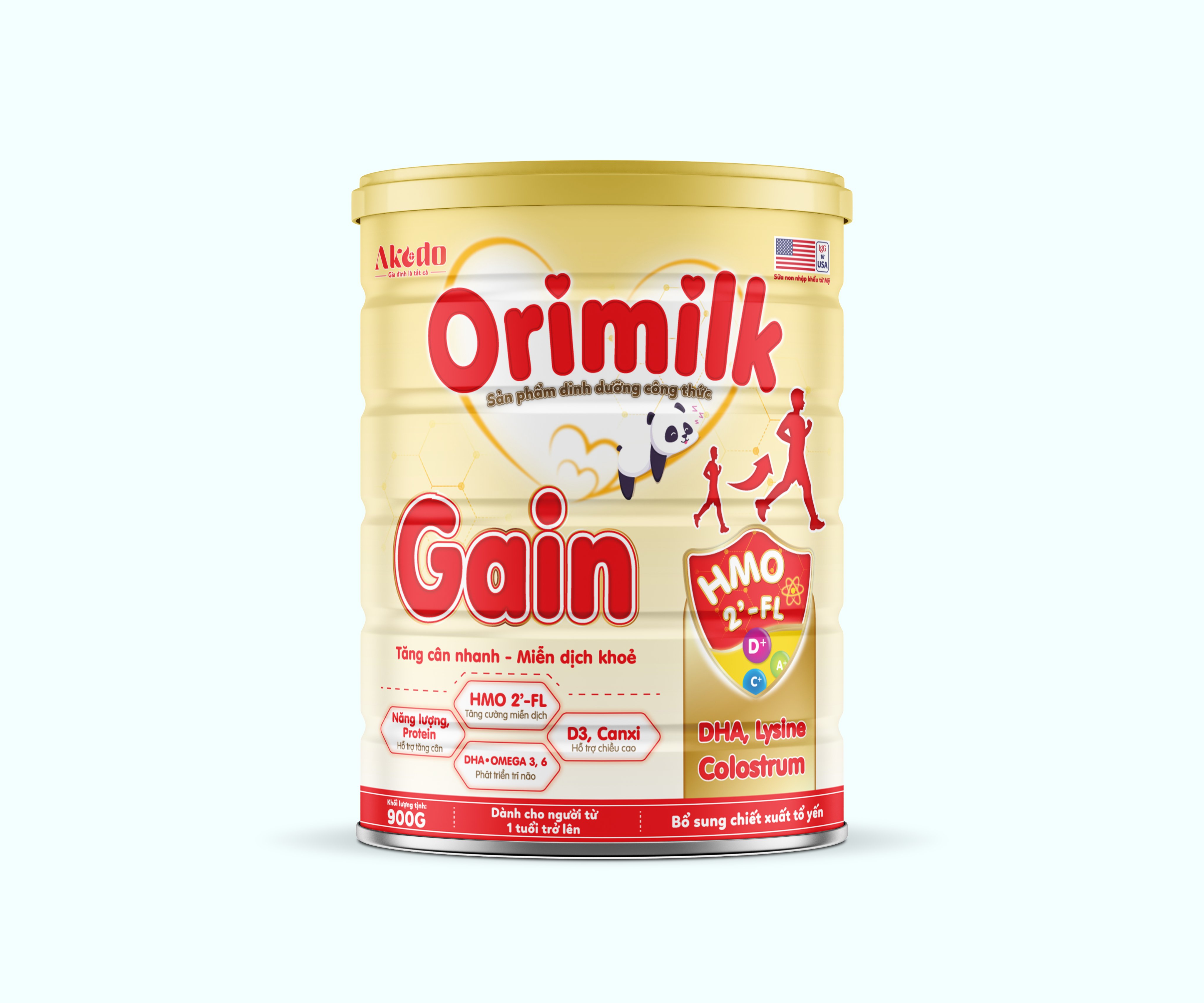 ORIMILK GAIN 900g