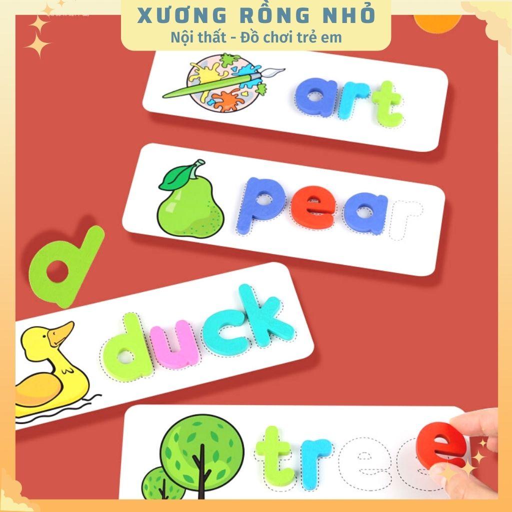 Spelling game - Trò chơi đánh vần ghép từ vựng tiếng Anh (Flashcard có kèm Bút viết)