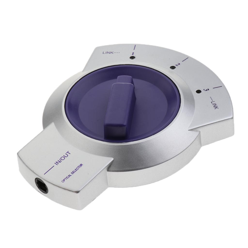 Digital Optical Audio Switcher Splitter 1x3 Toslink Select Support Dolby AC3