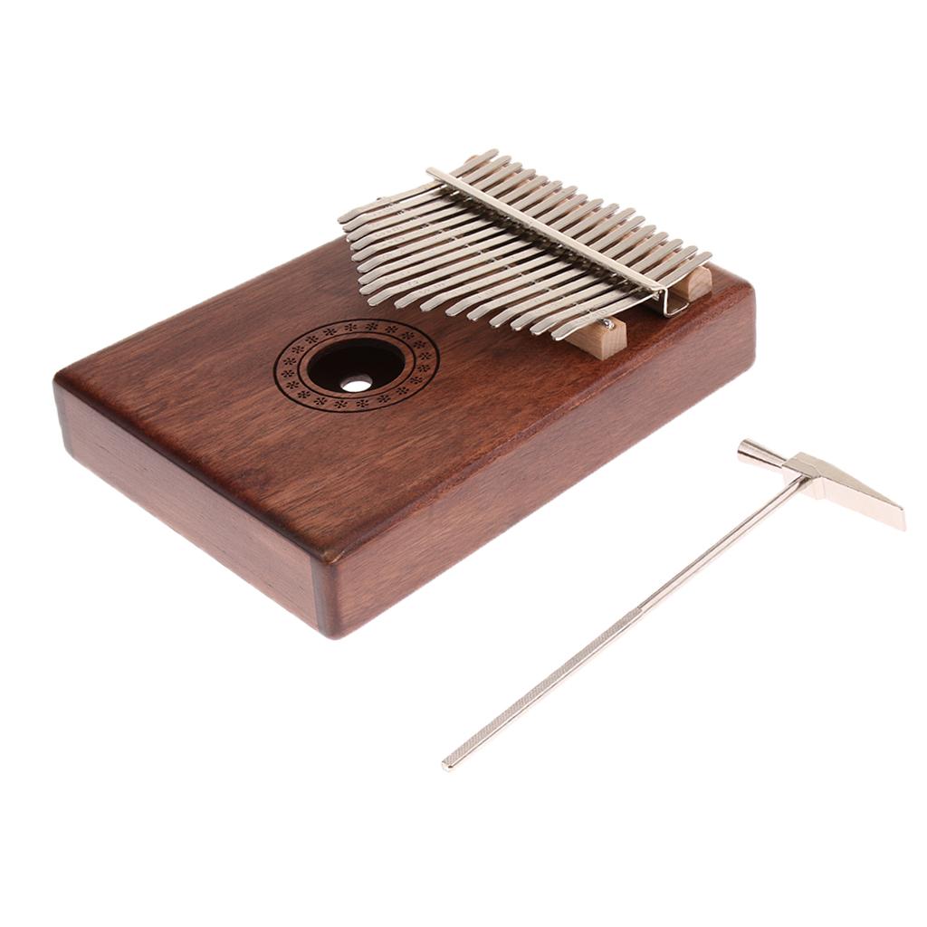 17 Note Kalimba Ngón Tay Cái Đàn Piano Ngón Tay Bộ Gõ cho Trẻ Em Người Lớn Quà Tặng Giáng Sinh