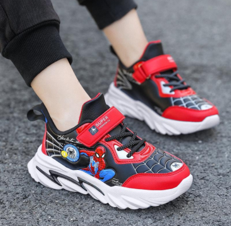 Giày thể thao bé trai siêu nhân người nhện size 26-38 , siêu nhẹ TT234