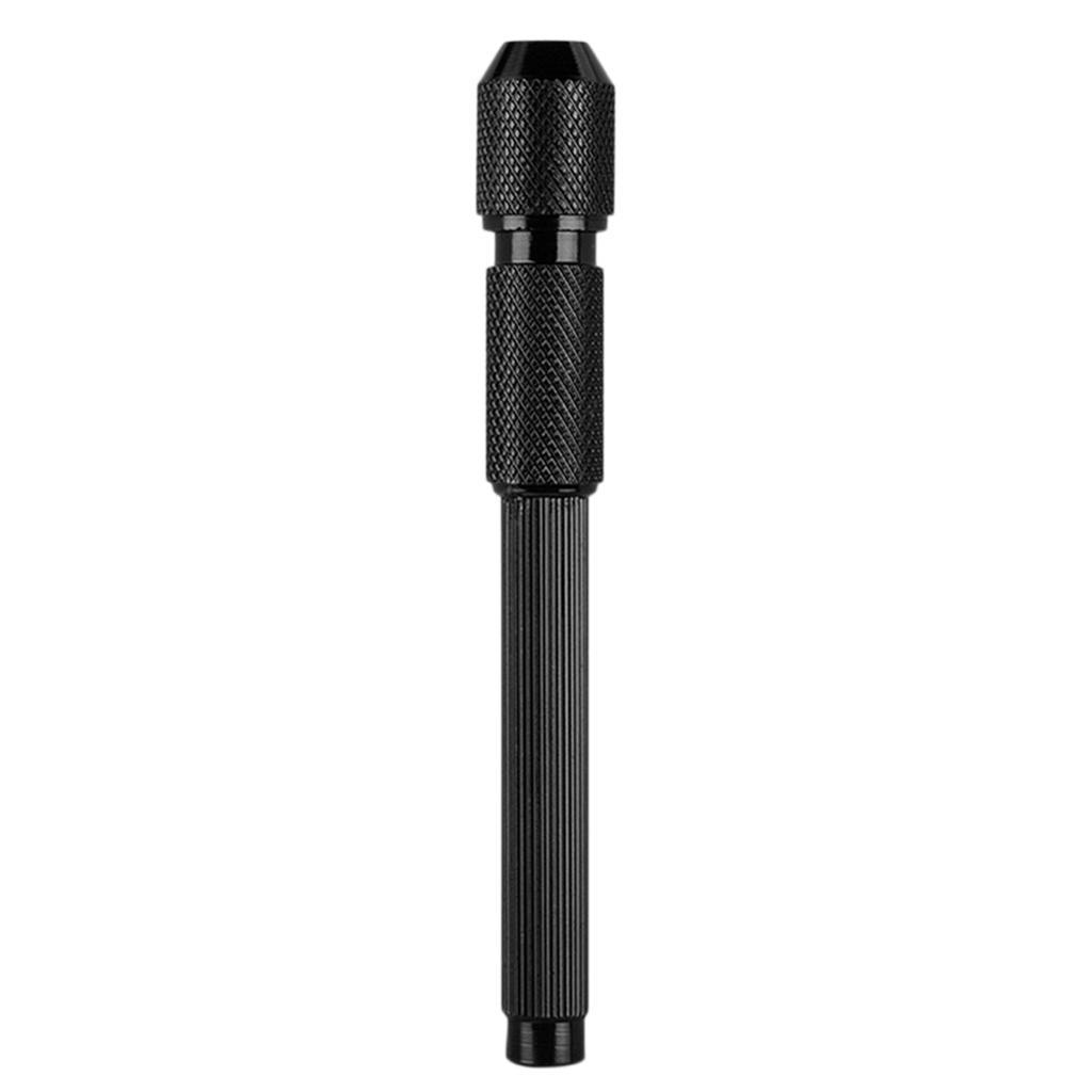 Aluminum Alloy Permanent Makeup Pen Holder Cover for Skin Marker Pen - Black