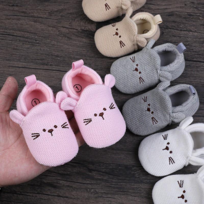 Giầy tập đi hình thú cho bé trai / bé gái sơ sinh size từ 0-12m