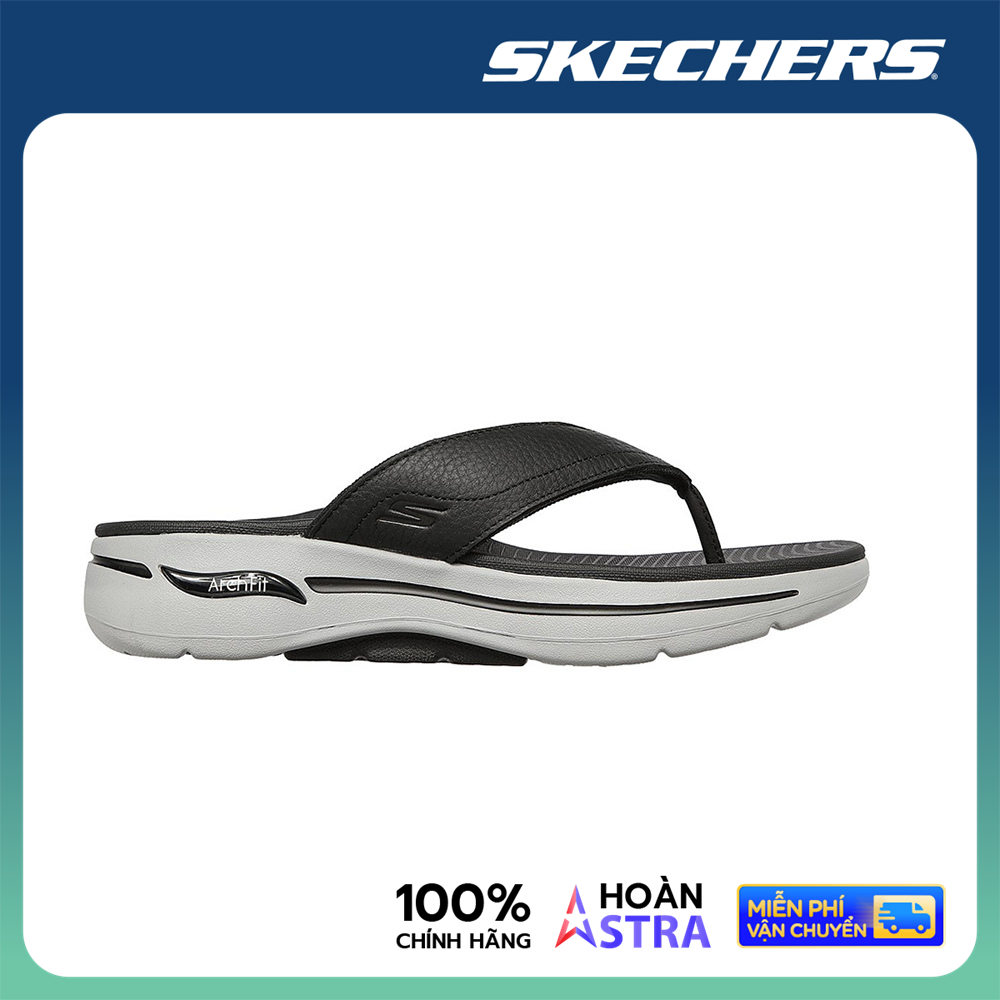 Skechers Nam Dép Xỏ Ngón GOWalk Arch Fit Sandal - 229022-BKGY