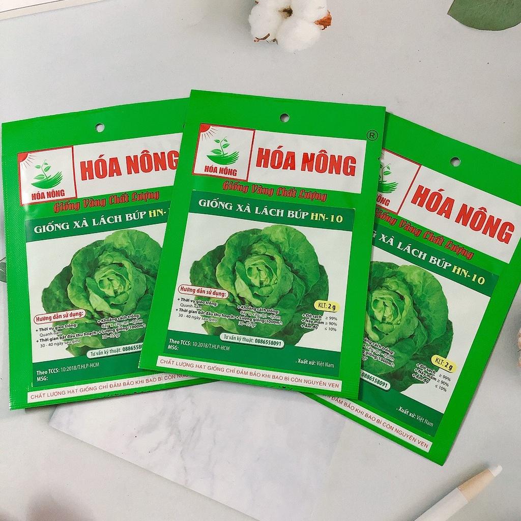 Hạt giống HN Rau xà lách búp HN-10 gói 2gr