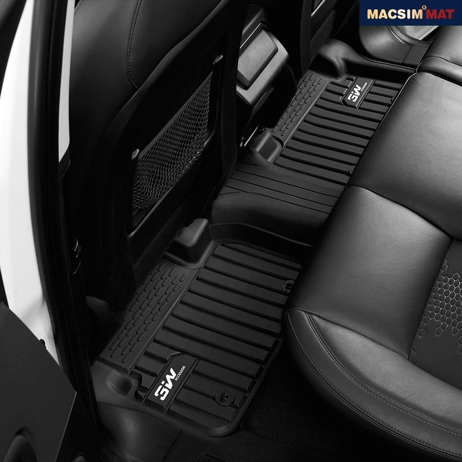 Thảm lót sàn xe ô tô LANDROVER DISCOVERY 2014 Nhãn hiệu Macsim 3W chất liệu nhựa TPE đúc khuôn cao cấp - màu đen