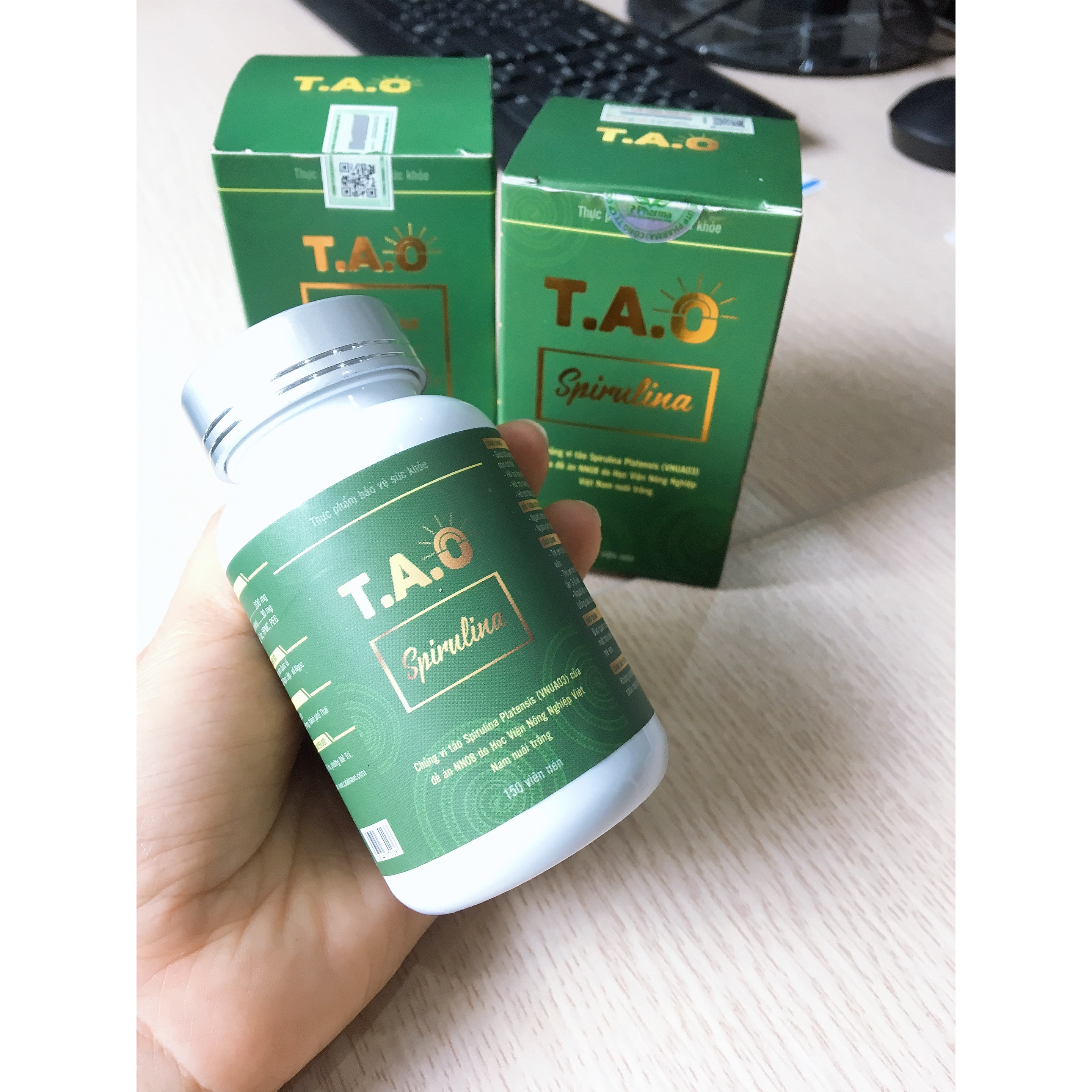 Tảo T.A.O Spirulina kết hợp chùm ngây