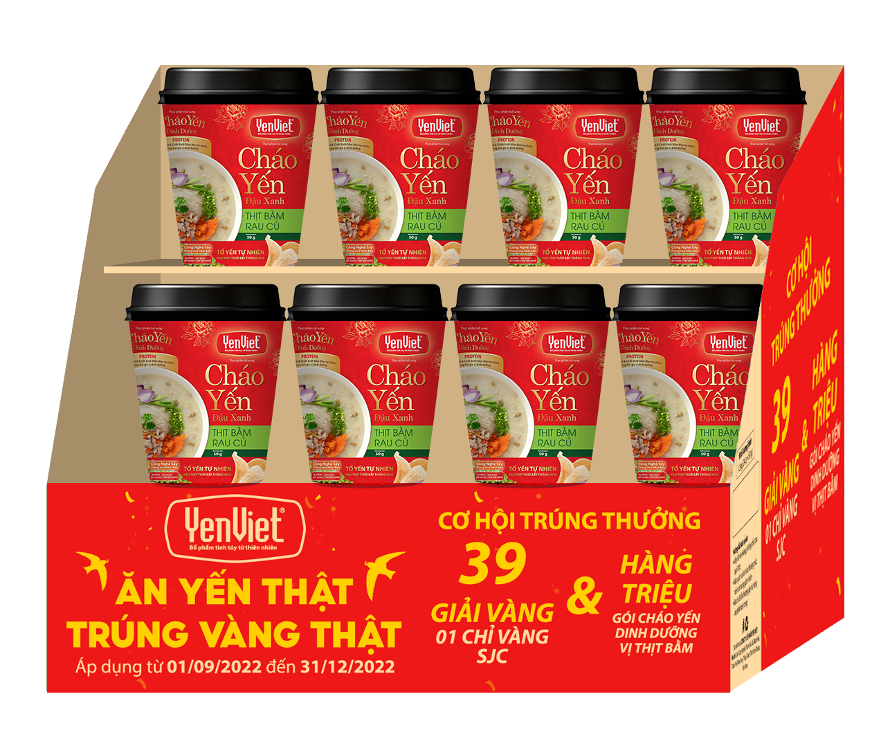 Cháo Yến Đậu Xanh [Thùng 24 ly