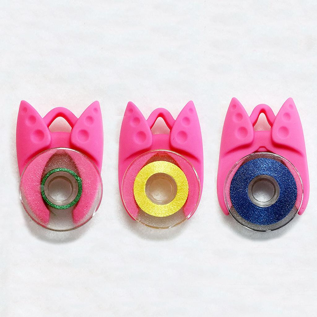 4x12 Pieces Assorted Color Bobbin Holders Clips