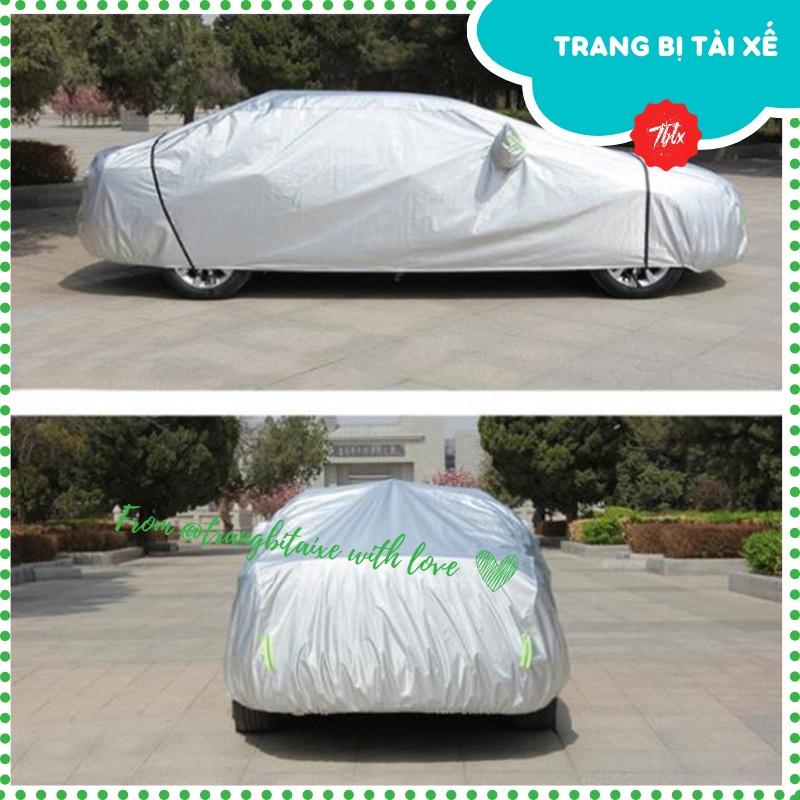 Bạt phủ ô tô cao cấp tráng nhôm phù hợp xe 4 5 7 chỗ.. che mưa che nắng chống lá rụng bụi mịn tiết kiệm tiền rửa xe-BPOT