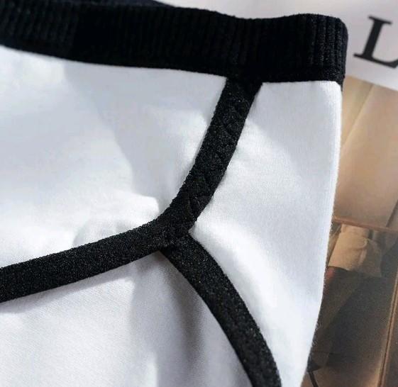 Quần lót nữ thể thao COTTON CÓ VIỀN, thấm hút mồ hôi tốt, mềm mịn, chất vải thoáng mát Women Ghi - Ghi, Ghi