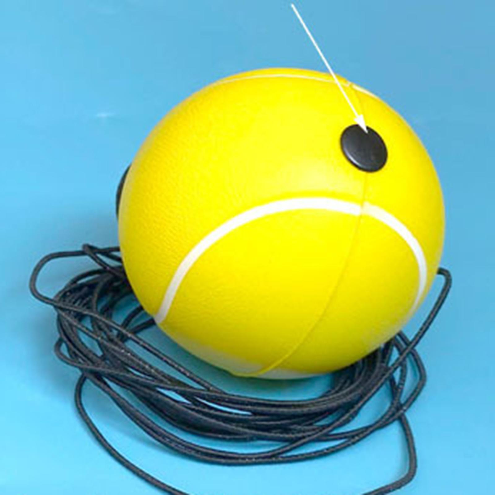 2x Tennis Ball with String  Tennis Trainer, for Indoor And Outdoor Tennis Practice