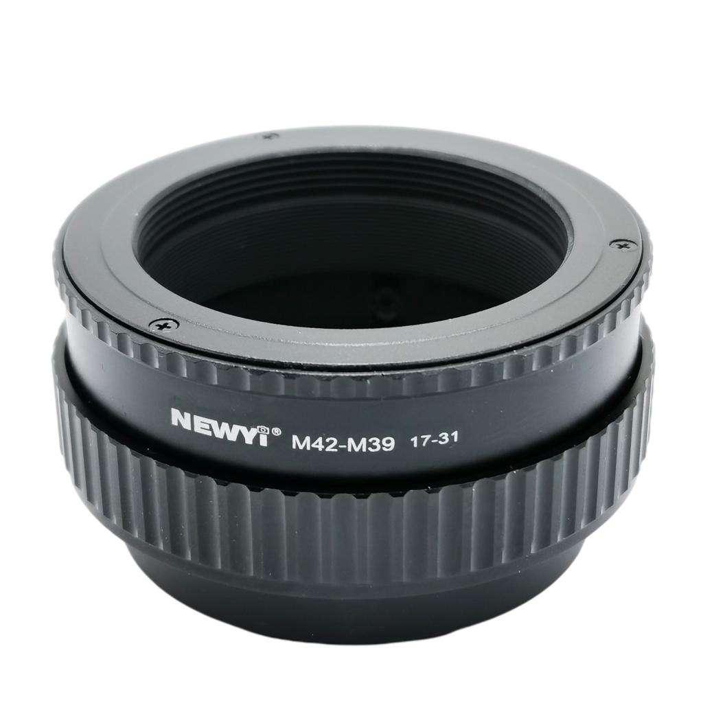 M42-M39 17-31mm Metal Macro Focus Lens Screw Mount Adapter for Camera Parts