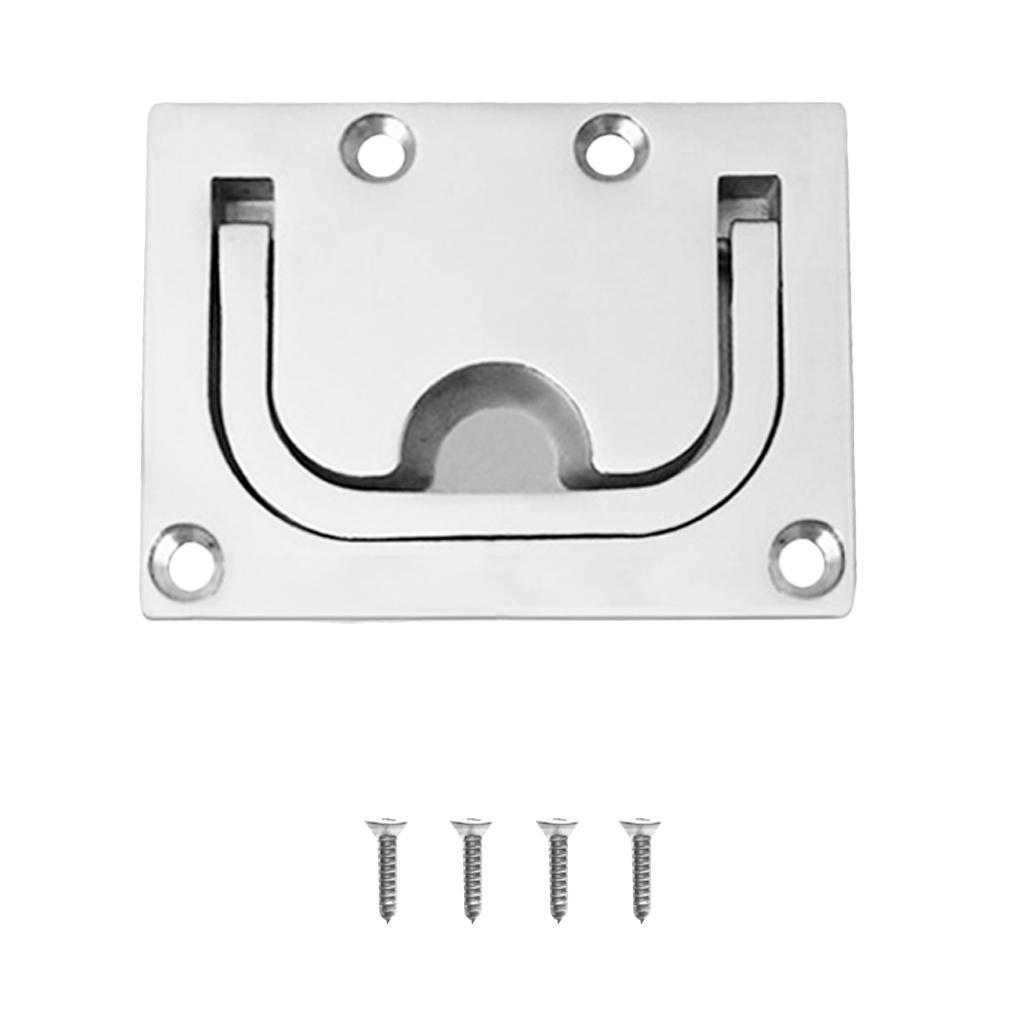 2 pieces 316 stainless steel boat cabinet locker lift / pull handle
