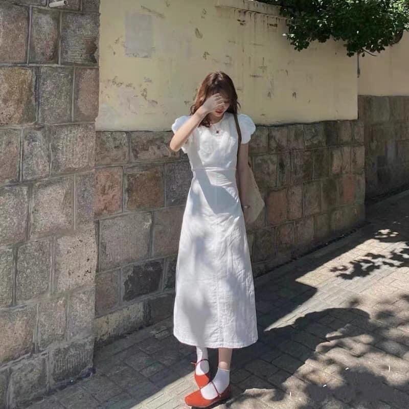 Váy maxi hở lưng sexy