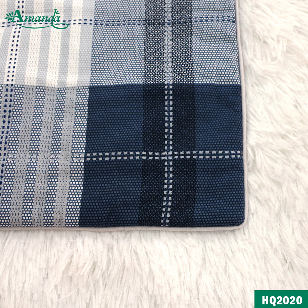 Vỏ gối nằm Amanda HQ2020, 100% cotton lụa satin Hàn Quốc bề mặt mềm mịn tạo nên độ êm ái cho người dùng