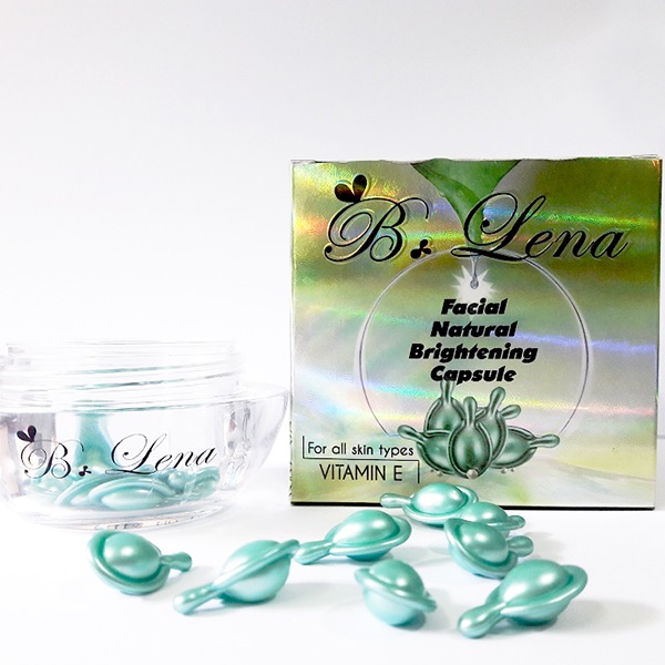 Hộp 40 viên nang dưỡng trắng sáng da, chống lão hóa, se khít lỗ chân lông  B. Lena Facial Natural Brighten Capsules