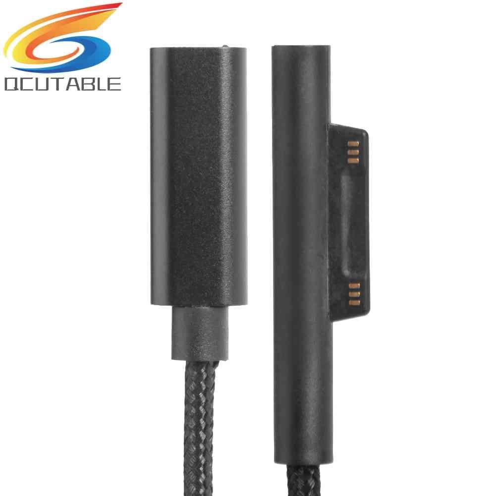 Cáp Sạc 65W PD USB Type C Cho Microsoft Surface Pro 5