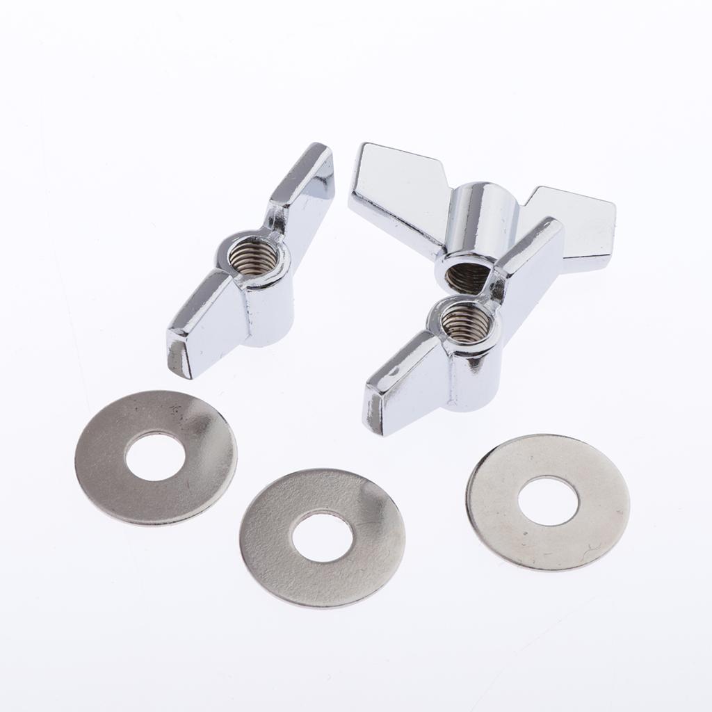2x Drum Replacement Parts Accessories Cymbal Sleeves Washers Wing Nuts Felts