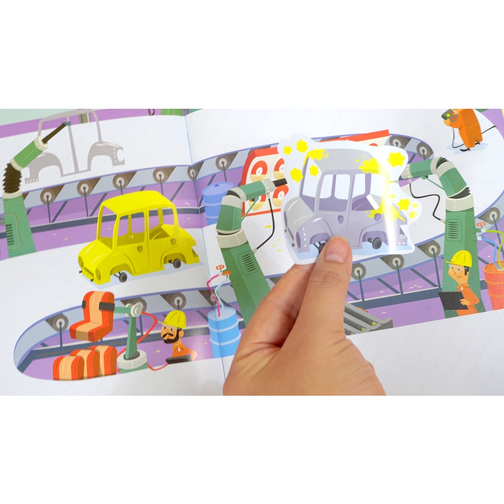 Sách - First Sticker Book - Sách dán hình đầu đời cho bé (Nhiều chủ đề) - Đinh Tị Books