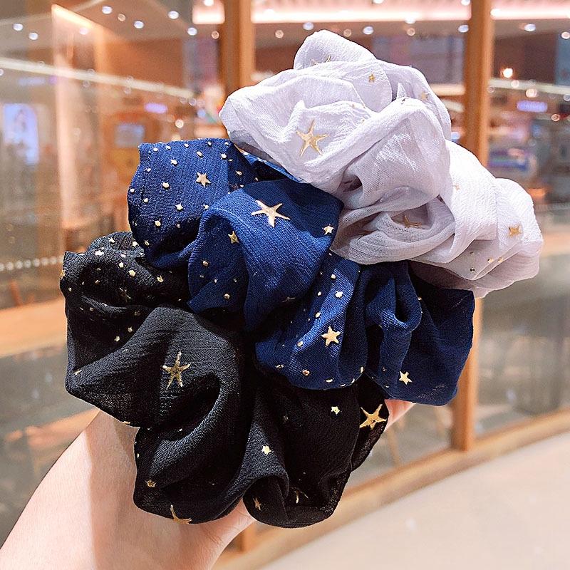 Dây buộc tóc scrunchies thiết kế đơn giản nữ tính_BT05