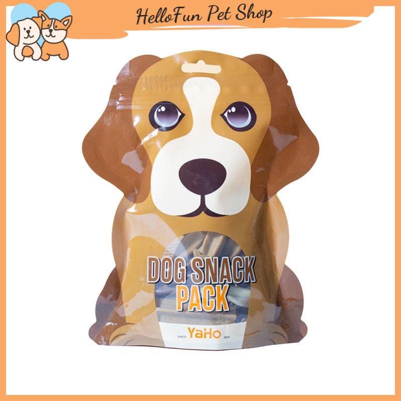Bánh thưởng làm sạch răng, xương gặm thơm miệng cho chó Dog Snack Pack Yaho