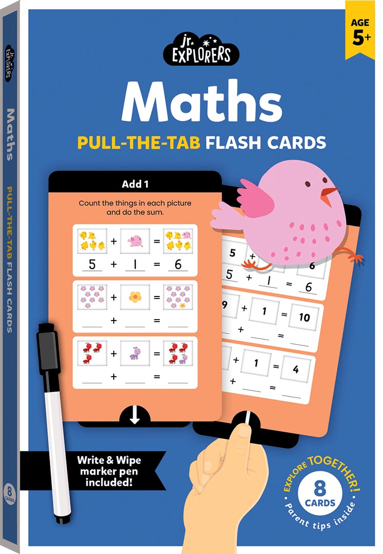 Junior Explorers: Maths Pull-the-Tab Flash Cards