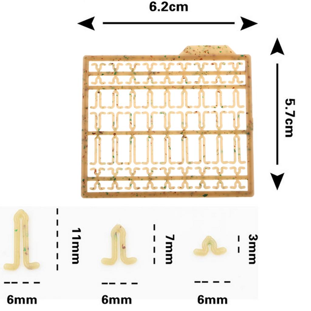 5pcs Plastic Boilie Stopper Bait Stops Hair Rig Boilie Bait Stops Camouflage