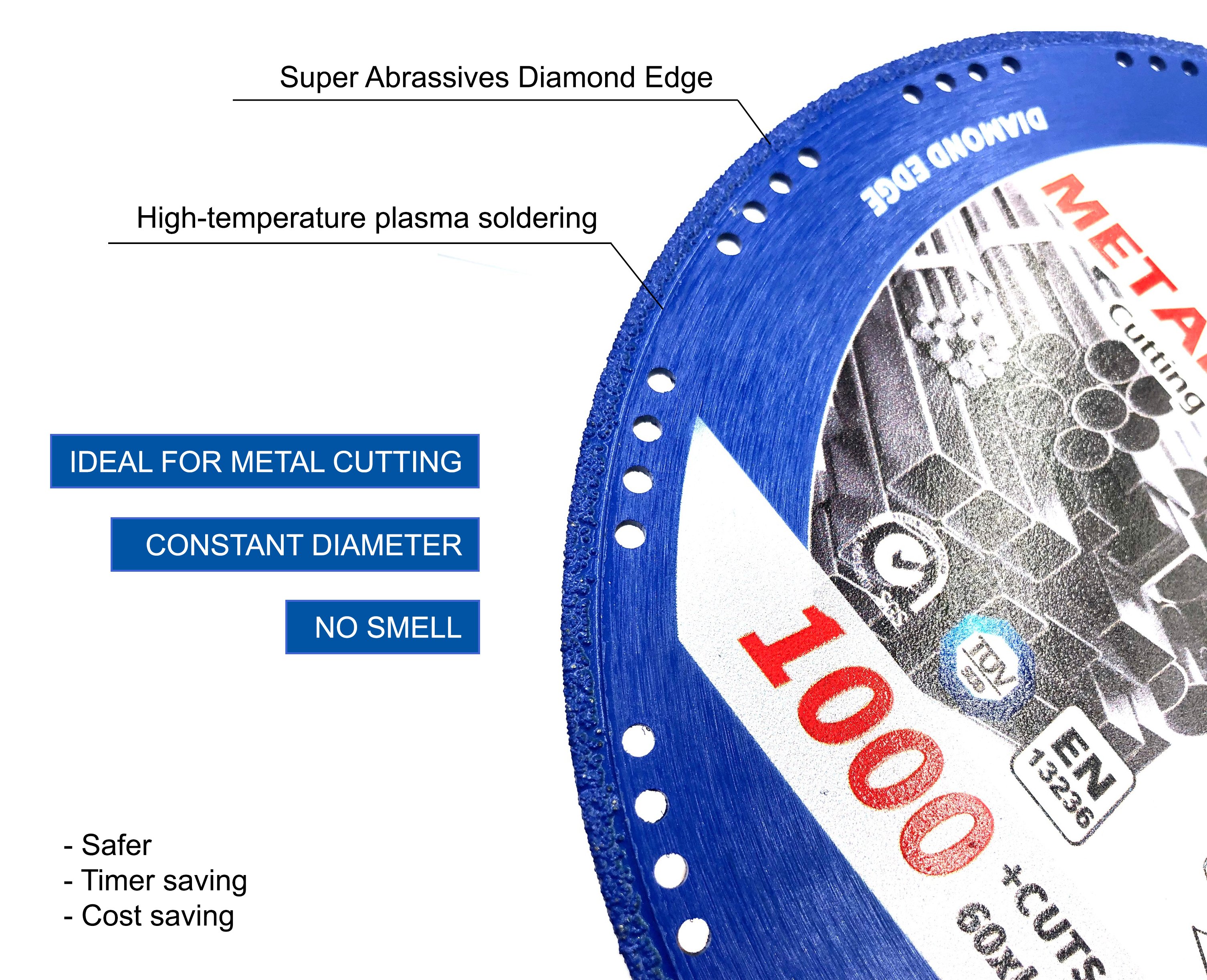 1 Lưỡi cắt sắt kim cương đa năng cắt tất cả trong 1 hiệu SENKA cho máy tua nhanh 125mm/5''